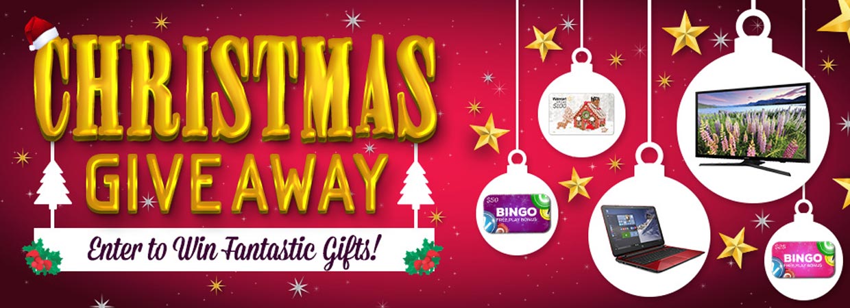 Christmas Giveaway and Fantastic Gifts at Bingo Fest
