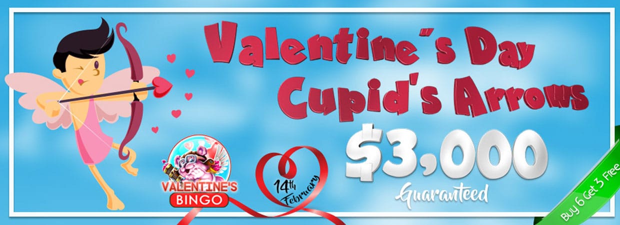 Valentine’s Day Cupid’s Arrows Bingo