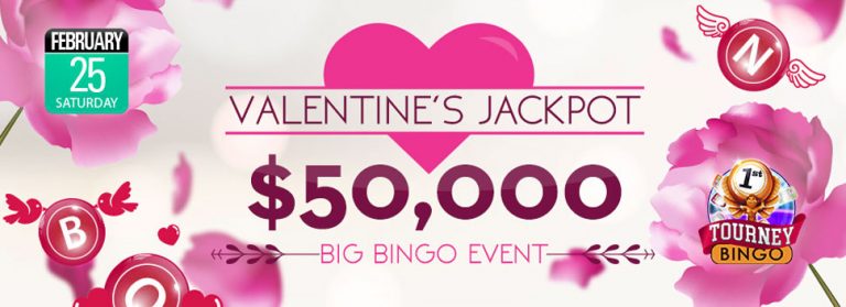 Valentine’s Jackpot Huge Cash Prizes