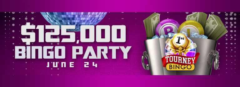 $125,000 Cyber Bingo Party Saturday June 24th