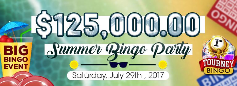 Summer Bingo Party - $125.000 at Bingo Spirit