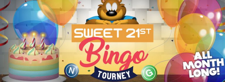 CyberBingo Sweet 21st Birthday Bingo Tourney