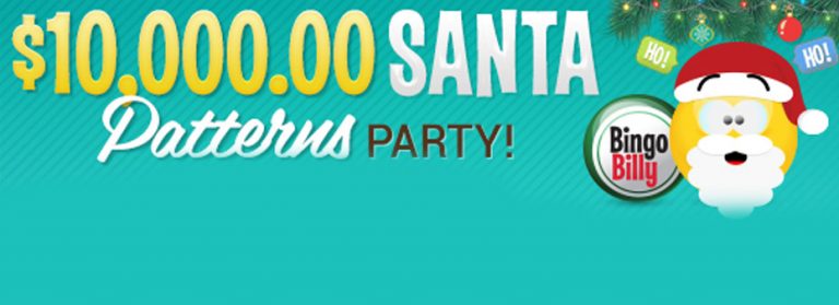 $10,000.00 Santa Patterns Party throughout December