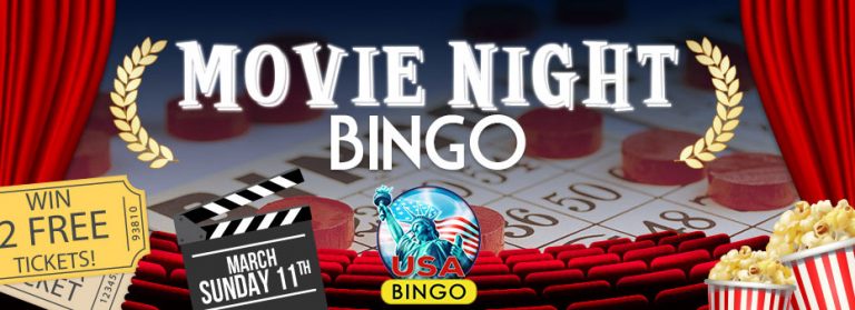 Movie bingo night - chance to win free movie tickets