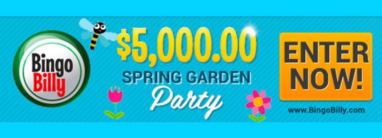 $5,000 Spring Garden Party at BingoBilly