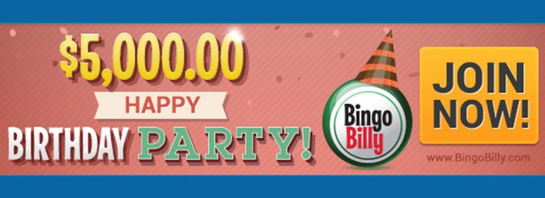 $5,000 Happy Birthday Party Celebration at Bingo Billy