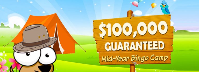 $100,000 GUARANTEED Amigo Bingo Mid-Year Bingo Camp