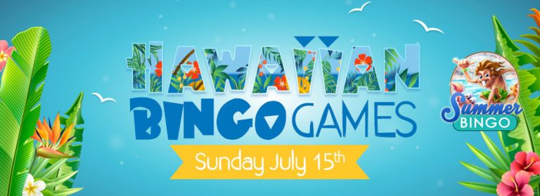 Join Hawaiian Bingo Party for fantastic cash bingo prizes