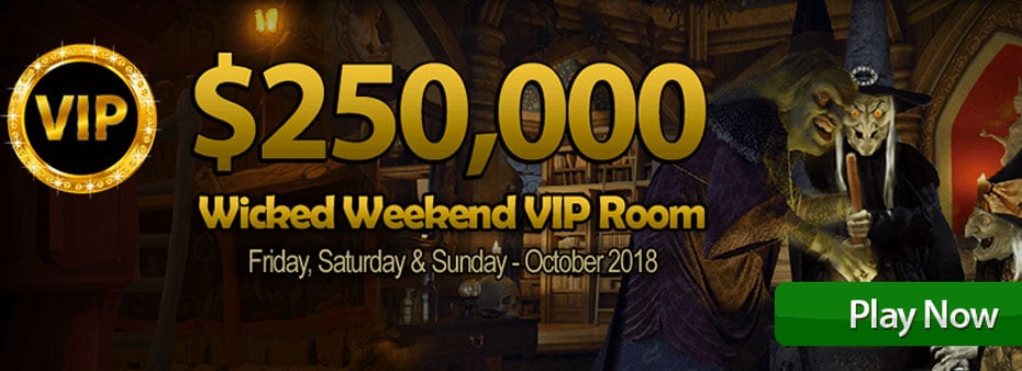 $250,000 Wicked Weekend VIP Room at Amigo Bingo