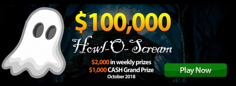 $100,000 Howl-O-Scream at Amigo Bingo in October 2018