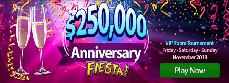 $250,000 Anniversary Fiesta VIP Room Tournament