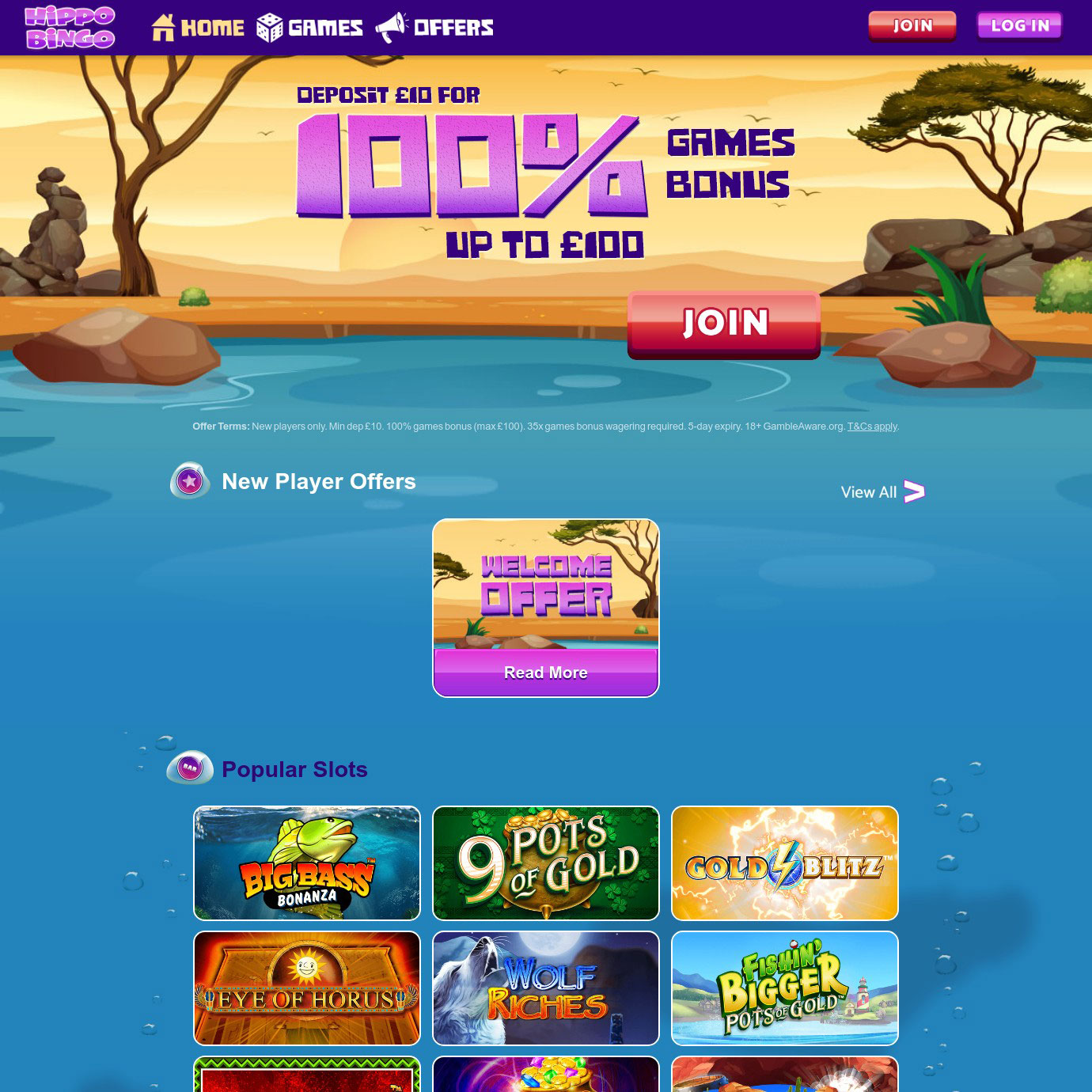 Hippo Bingo