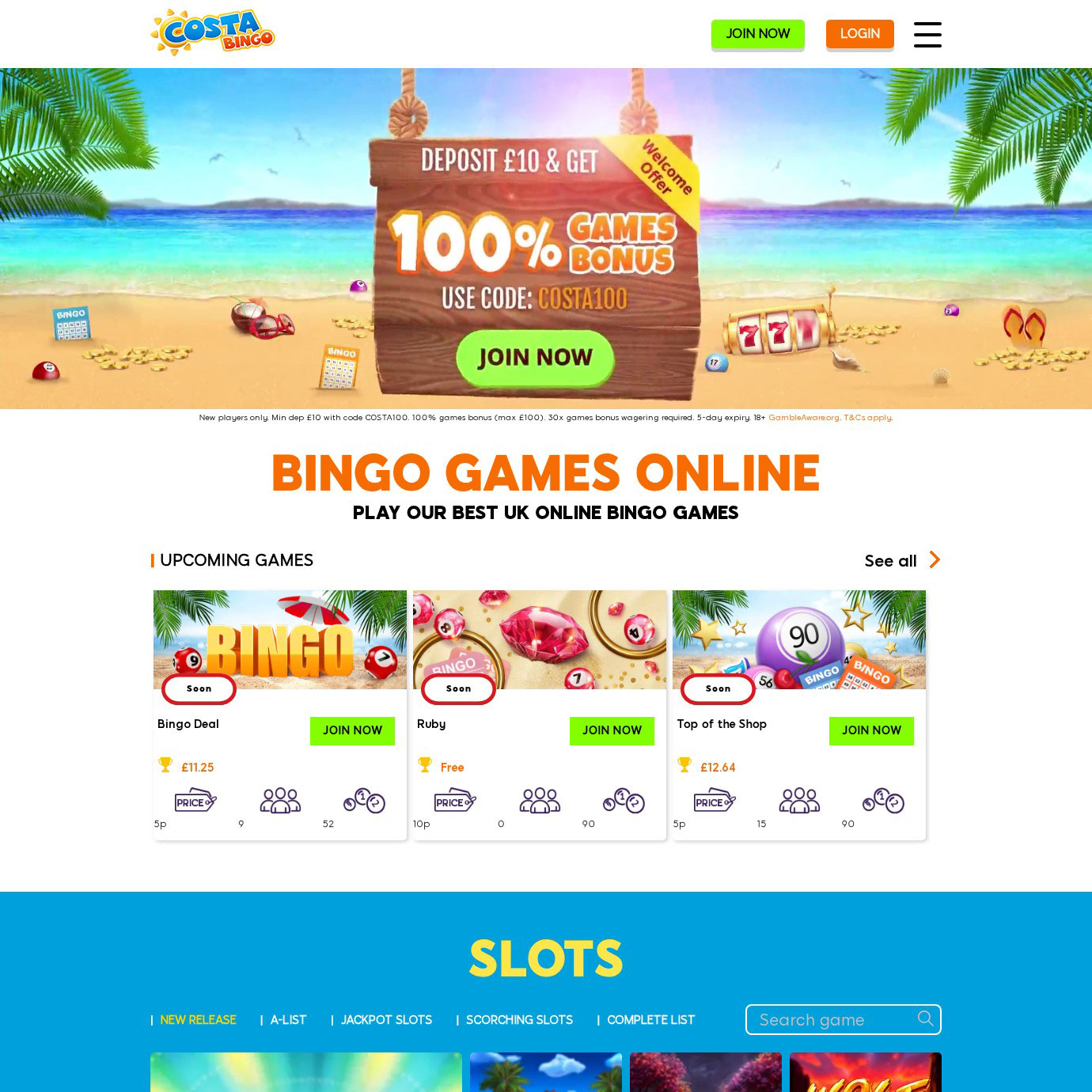 Costa Bingo