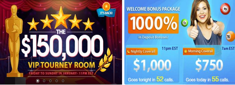 The $150,000 VIP Tourney Binog Room is Back! Every Weekend in January