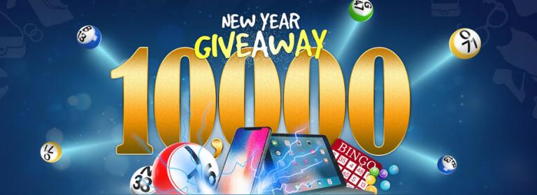 10,000 New Year Giveaway - celebrate the New Year and win in this tourney!