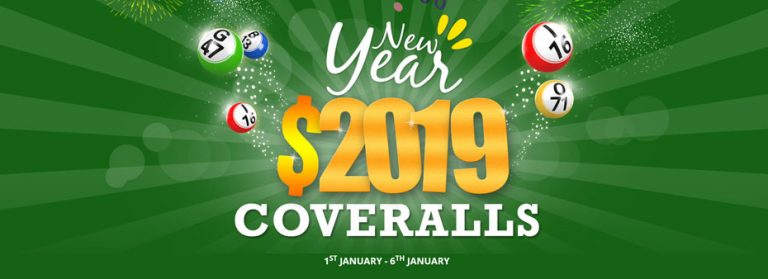 Bingo for Money New Year $2019 Coveralls