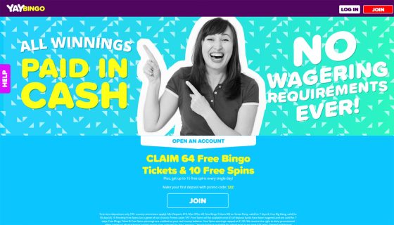 Yay Bingo – Great Welcome Offer & Daily Promotions
