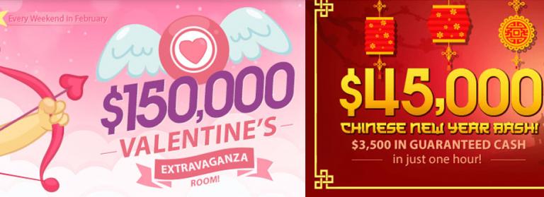 $150,000 Valentine’s Extravaganza Room at AmigoBingo!
