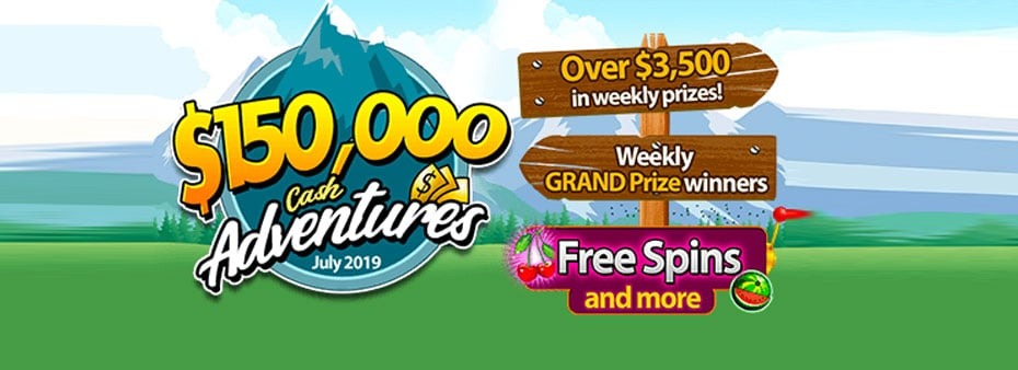 Bingo Cash Adventures July