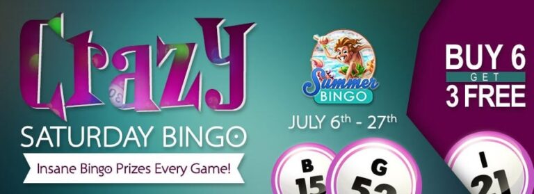 Crazy Saturday Bingo