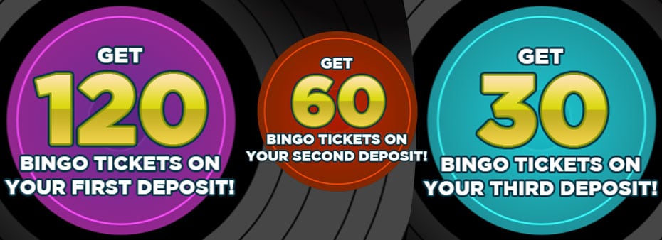 Get your 1st deposit offer! Deposit £10, get 120 bingo tickets at Sing Bingo