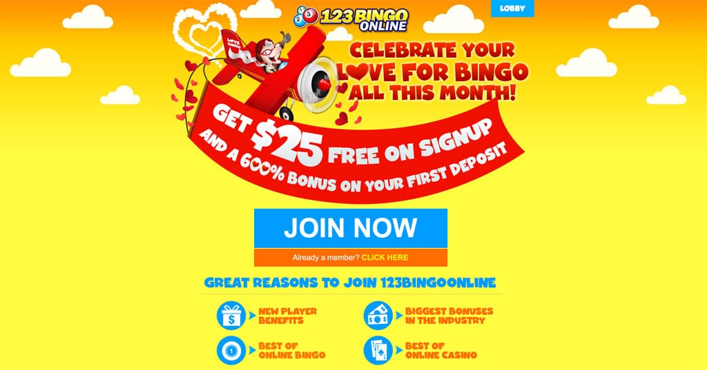 New 123 bingo online coupon