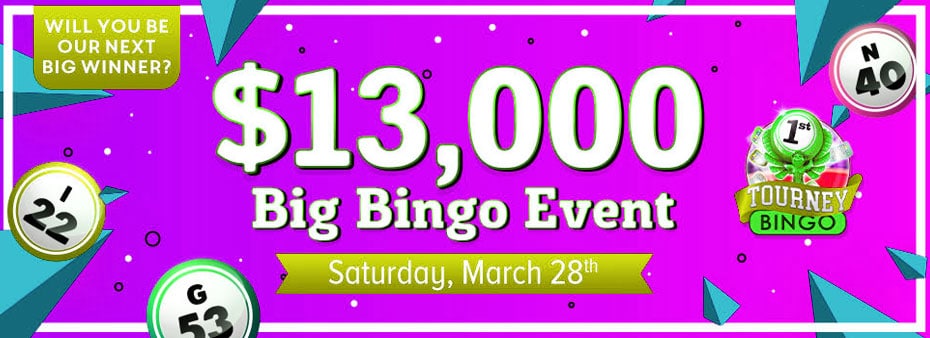 Join Cyber Bingo $10,000 Cash Game on Saturday March 28th