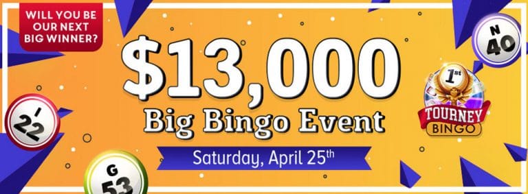 April's $13,000 Big Bingo Event at Bingo Fest