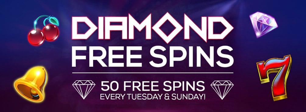 Diamond Free Spins available this April at Bingo Spirit