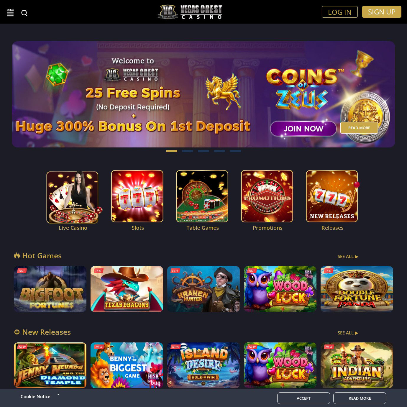 Vegas Crest Casino