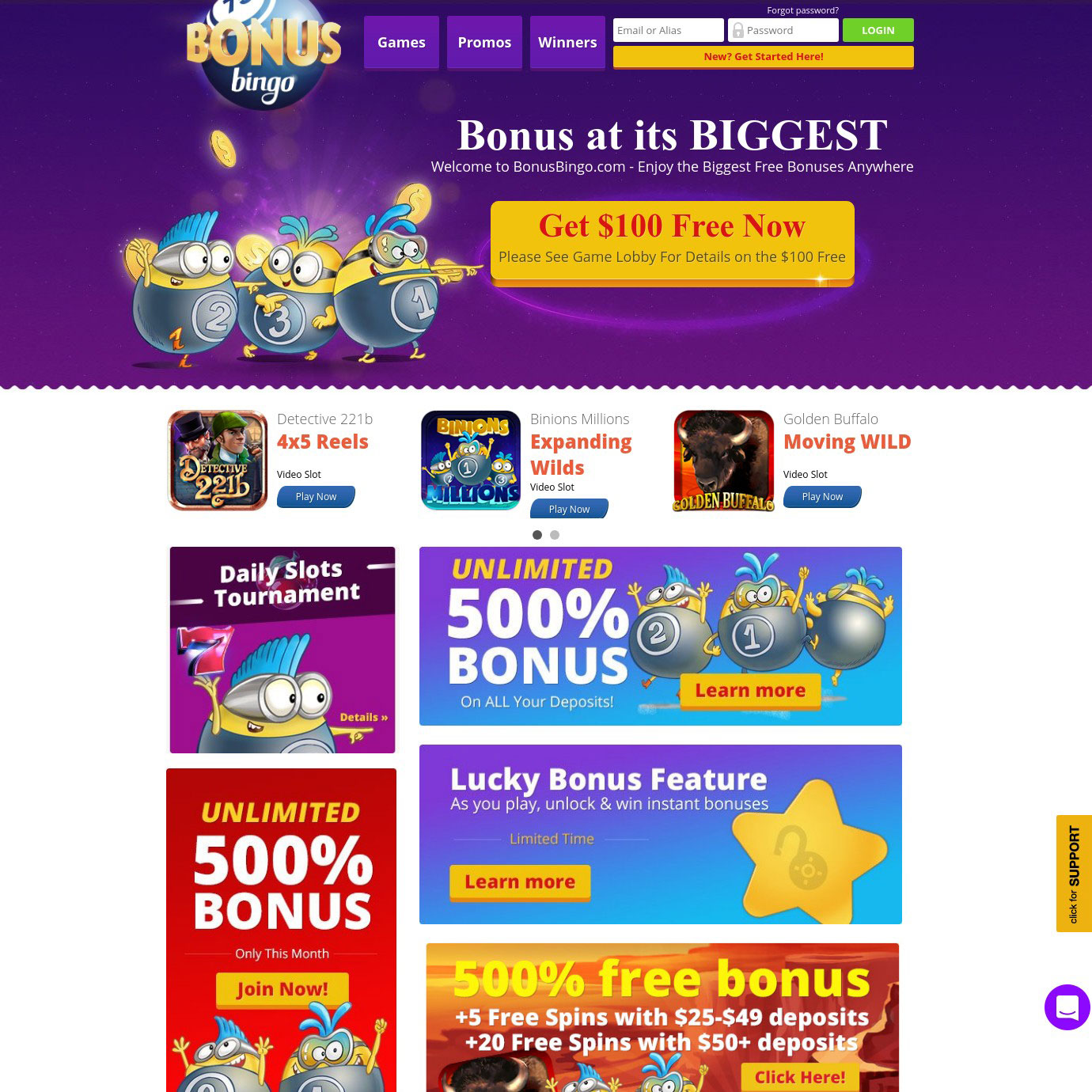 Bonus Bingo Bonuses