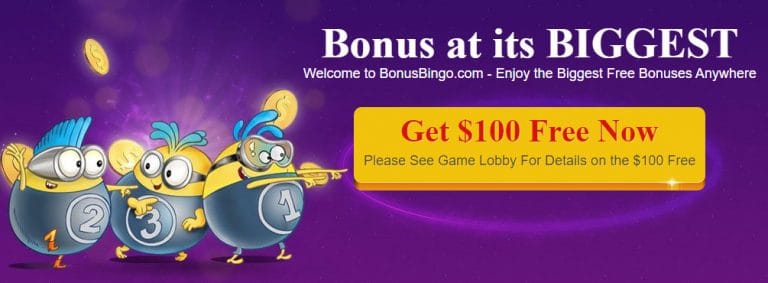 Play fun-filled bingo and slot games for money at Bonus Bingo + 500% Bonus
