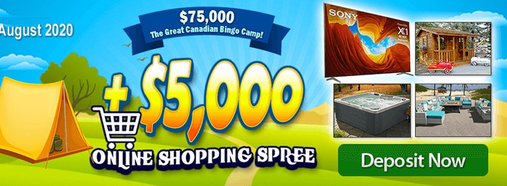 $75,000 The Great Canadian Bingo Camp!