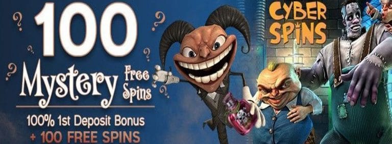 100 Mystery Free Spins for Fang-tastic Wins at Cyber Spins