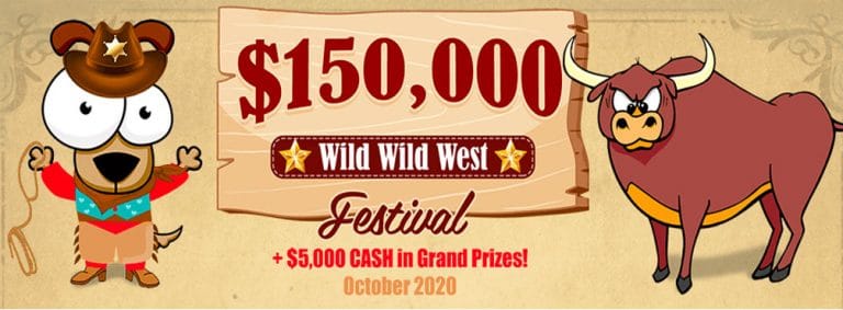 $150,000 Wild Wild West Festival! - October 2020 Amigo Bingo