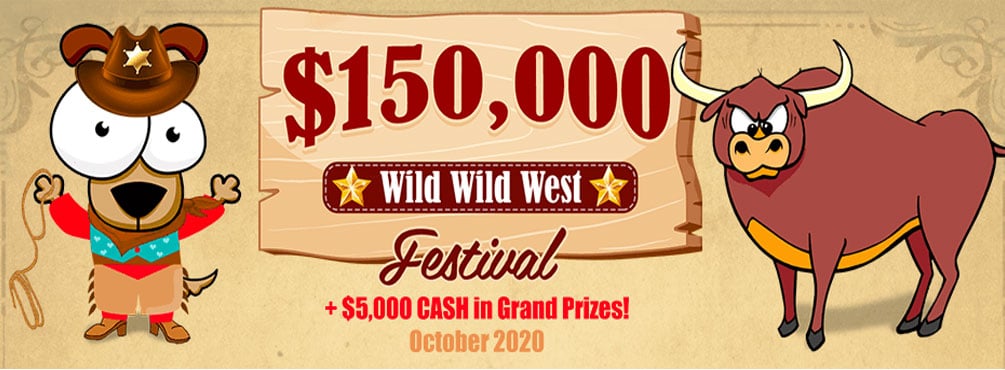 $150,000 Wild Wild West Festival! - October 2020 Amigo Bingo