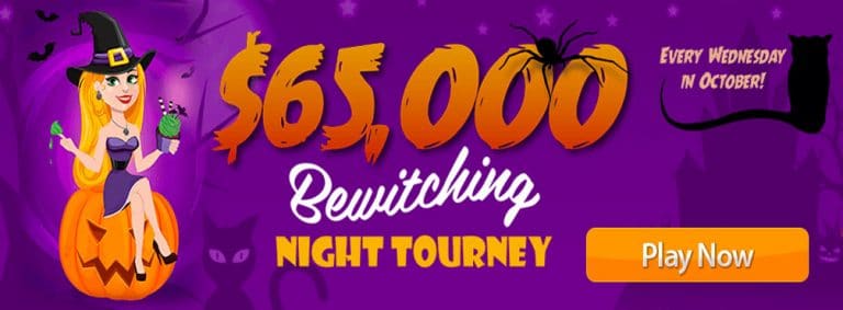 $65,000 Bewitching Night Tourney – Every Wednesday in October!