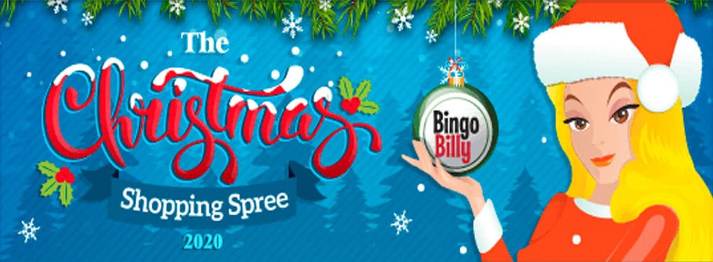 Christmas Shopping Spree special at Bingo Billy