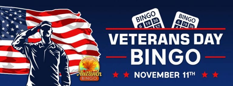 Get playing in our Veterans Day bingo event