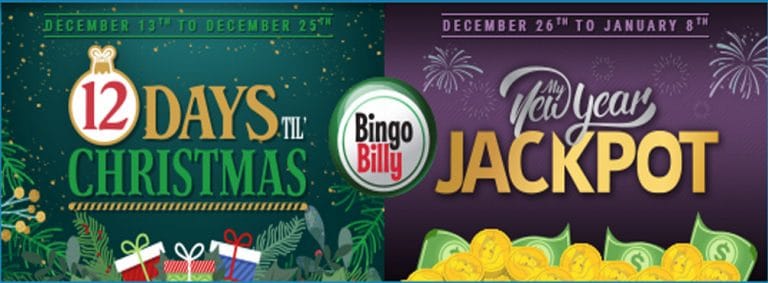 The Holiday Season is here at Bingo Billy