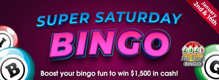 Super Saturday Bingo - Join Bingo Spirit Super Saturday Bingo for serious fun!