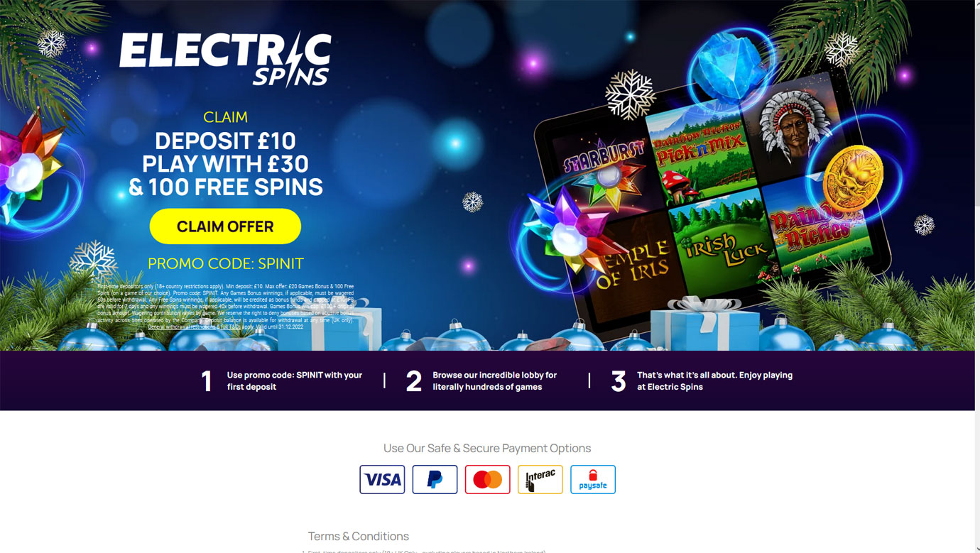 Electric Spins website