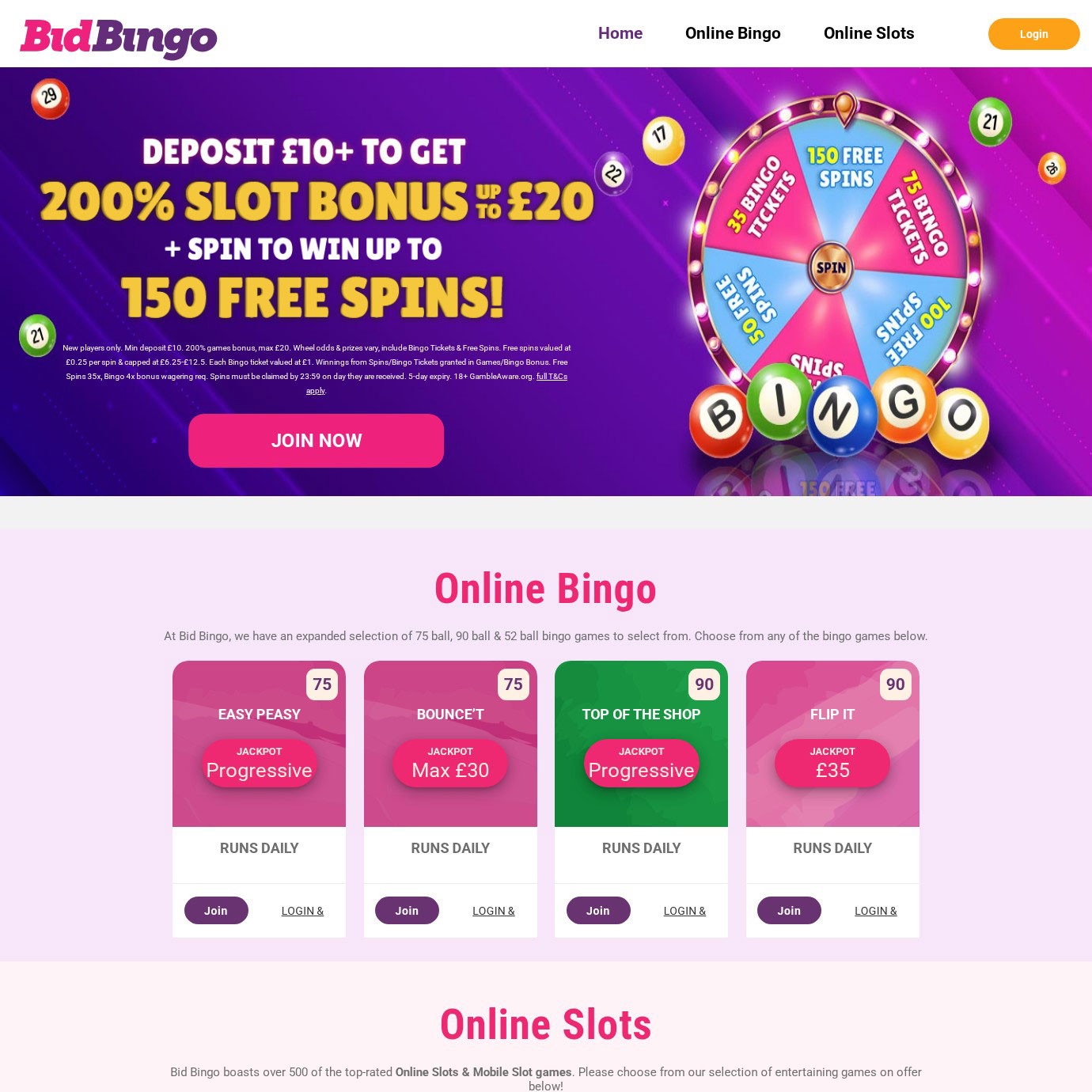 Bid Bingo