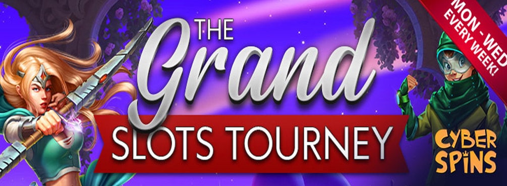 Reel Good Times with the Grand Slots Tourney at Cyber Spins