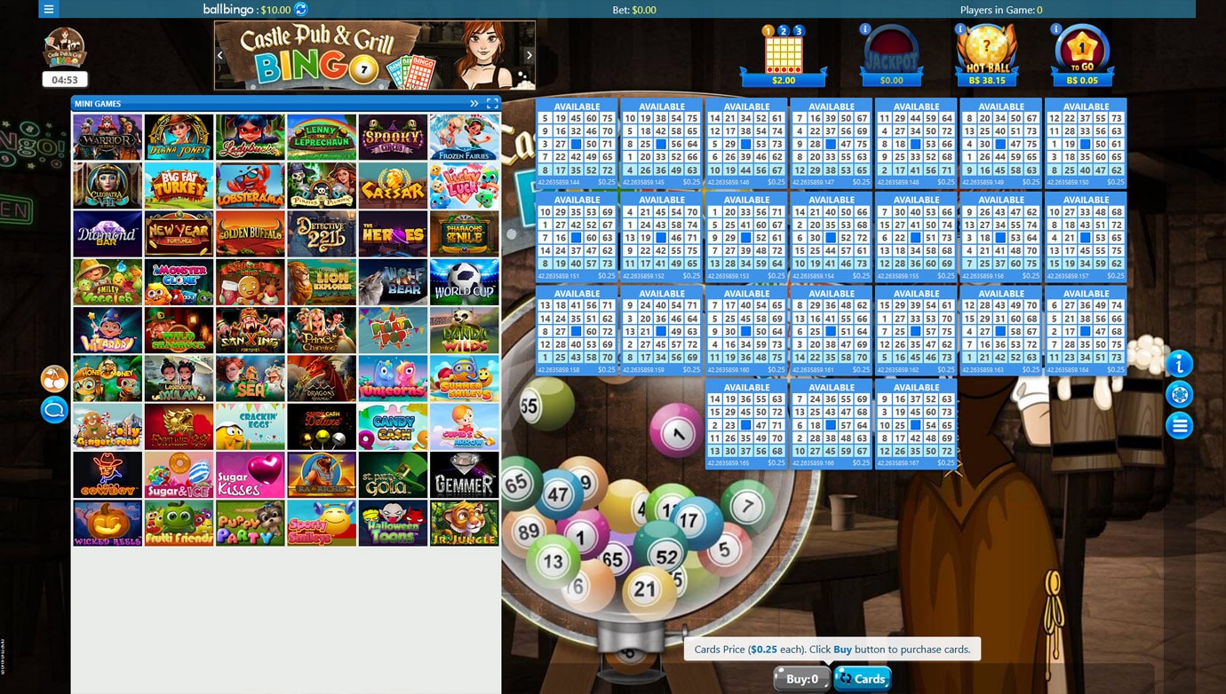casino castle bingo slots