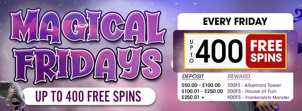 Deposit and get free spins this October 2021