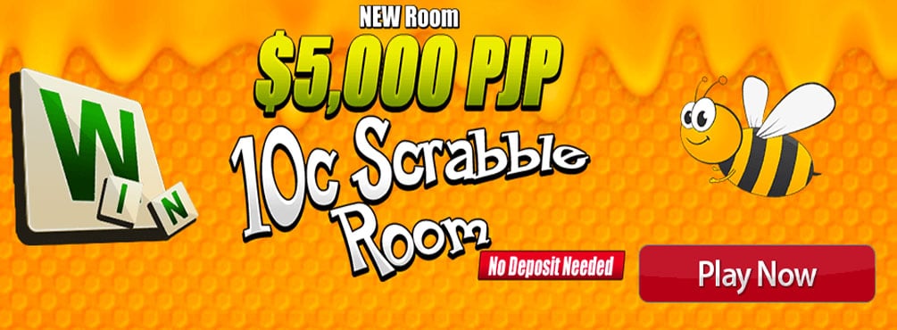 NEW $5,000 PJP 10c Scrabble Room - 11am, 1pm, 3pm, 5pm EST – No Deposit Needed