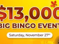Win $13,000 in Big Bingo