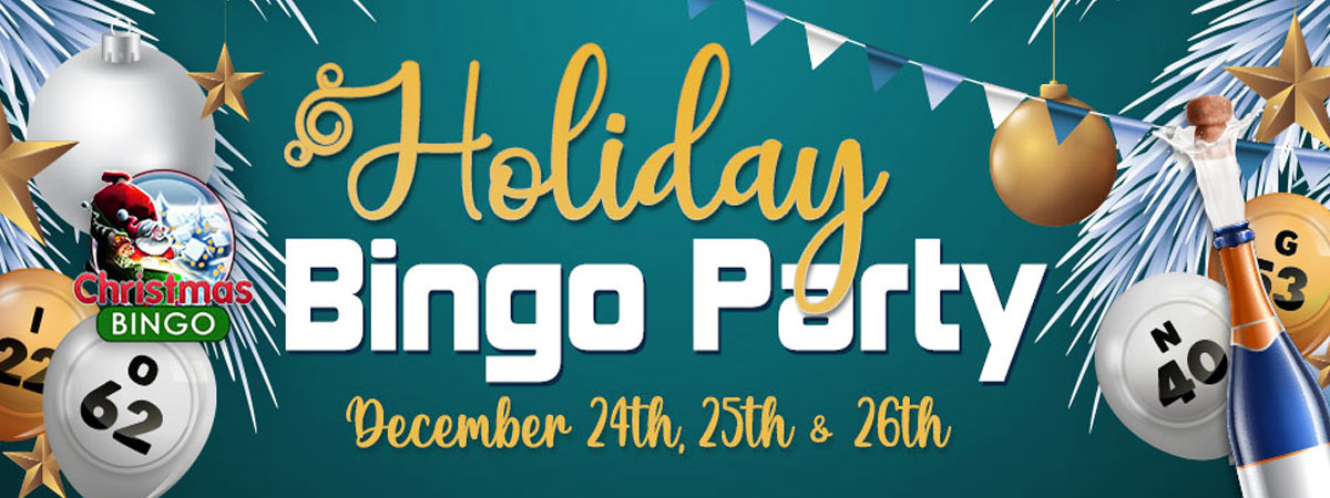 Play with us this Christmas Season in Cyber Bingo Holiday Bingo Party!