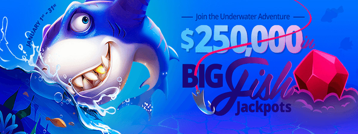 Join the Underwater Adventure with $250,000 in Big Fish Jackpots!